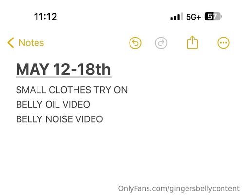 Gingersbellycontent