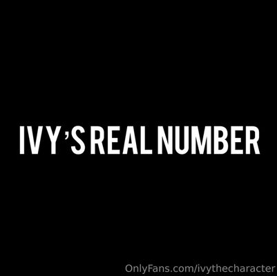 Ivythecharacter